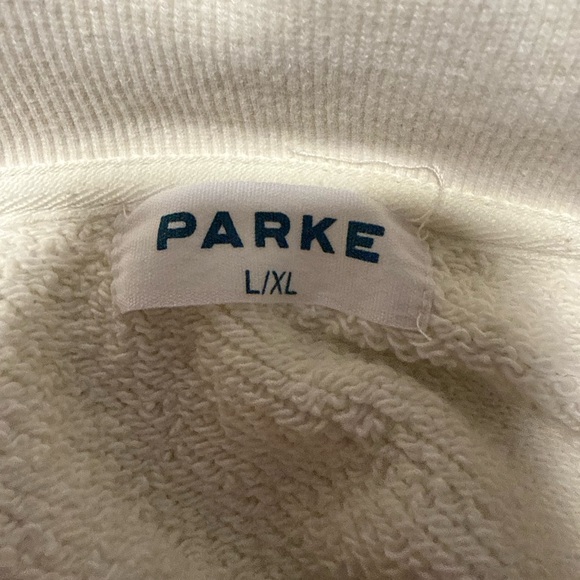 PARKE Mockneck Cream BRIDAL Sweatshirt - Picture 3 of 3